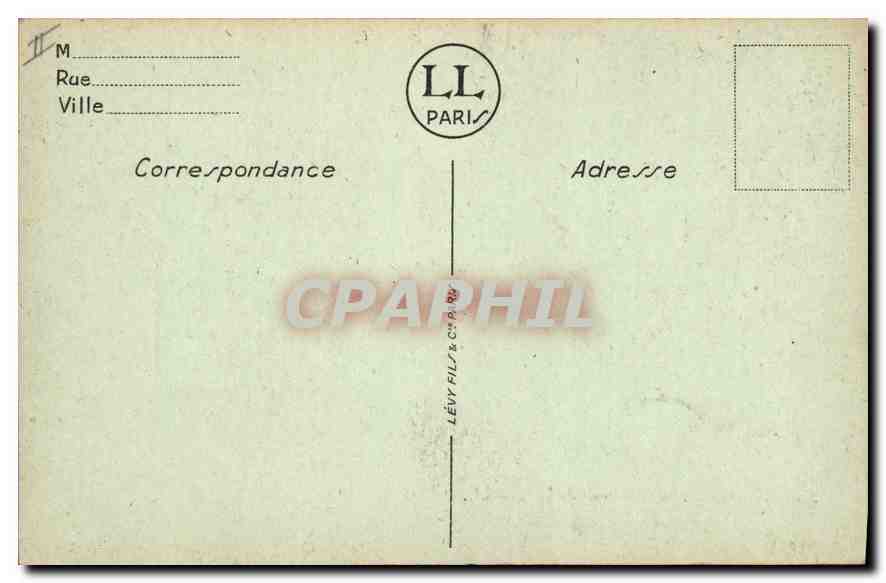CPA Lourdes Les Bords du Lac  — Verso