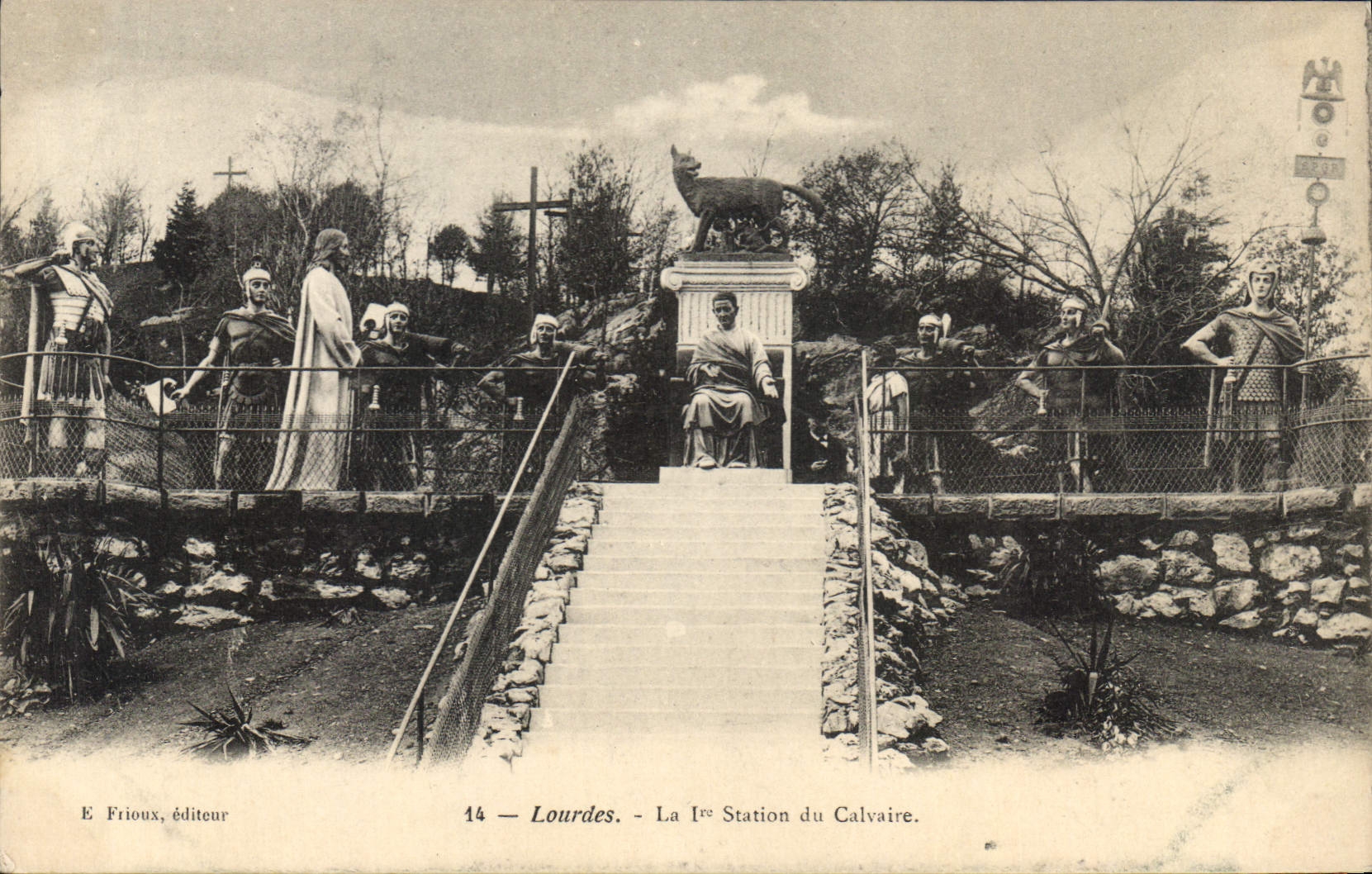 CPA Lourdes La Station du Calvaire 