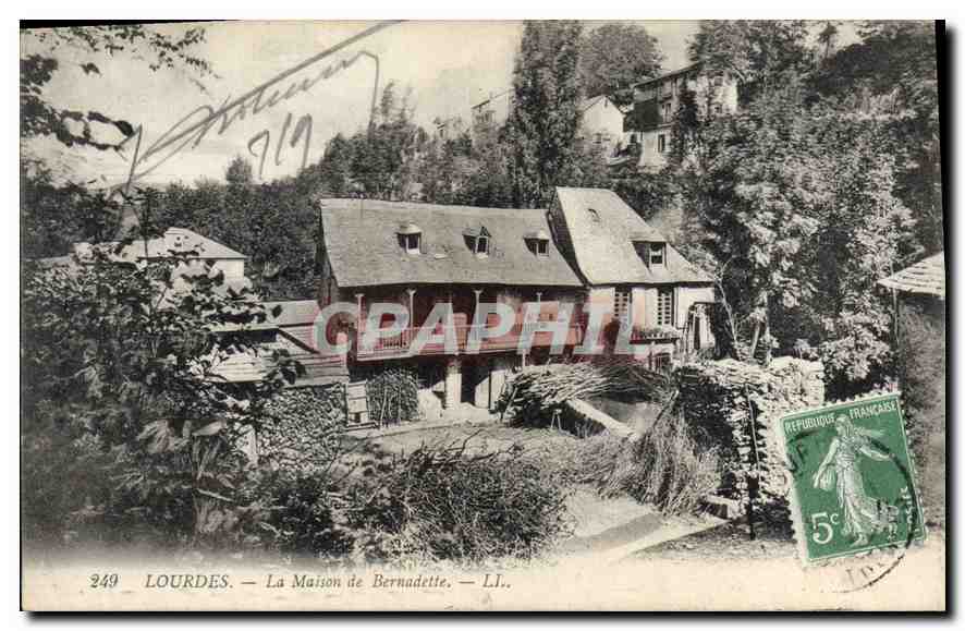 CPA Lourdes La Maison de Bernadette 