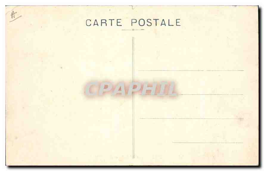 CPA Lourdes Les Malades a l'Hopital  — Verso