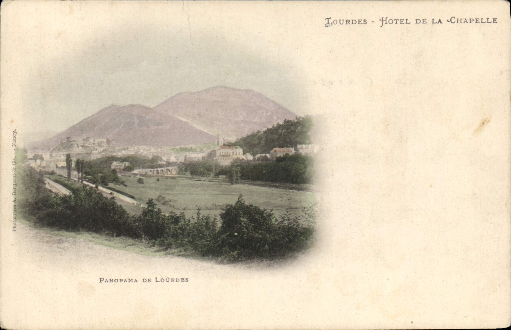 CPA Panorama de Lourdes Hotel de la chapelle