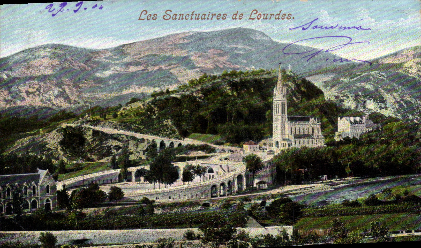 CPA Les Sanctuaires de Lourdes 