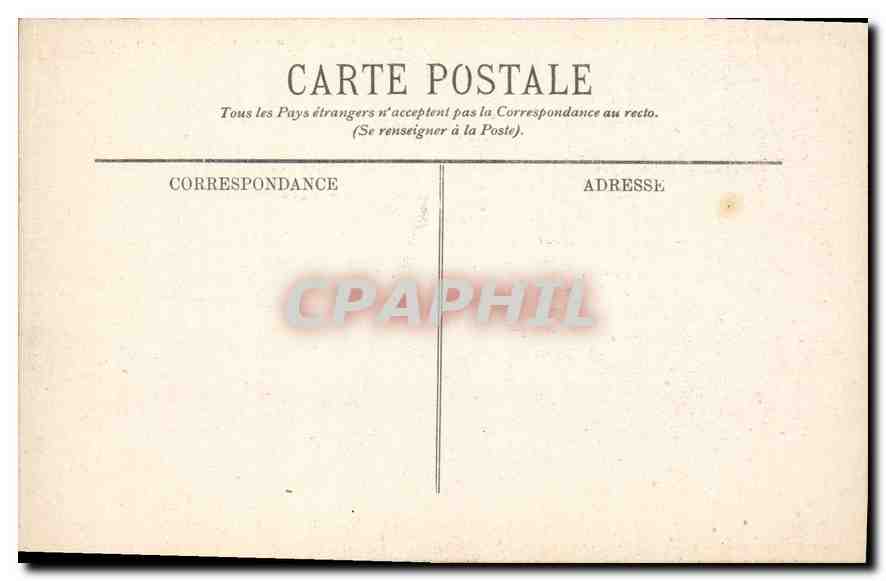 CPA Lourdes Benediction des Malades  — Verso
