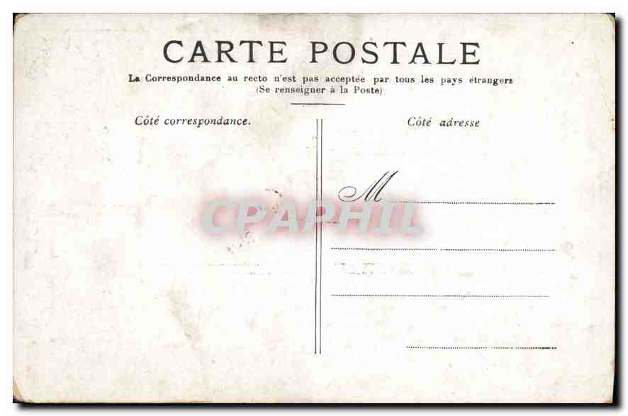 CPA Notre Dame de Lourdes  — Verso