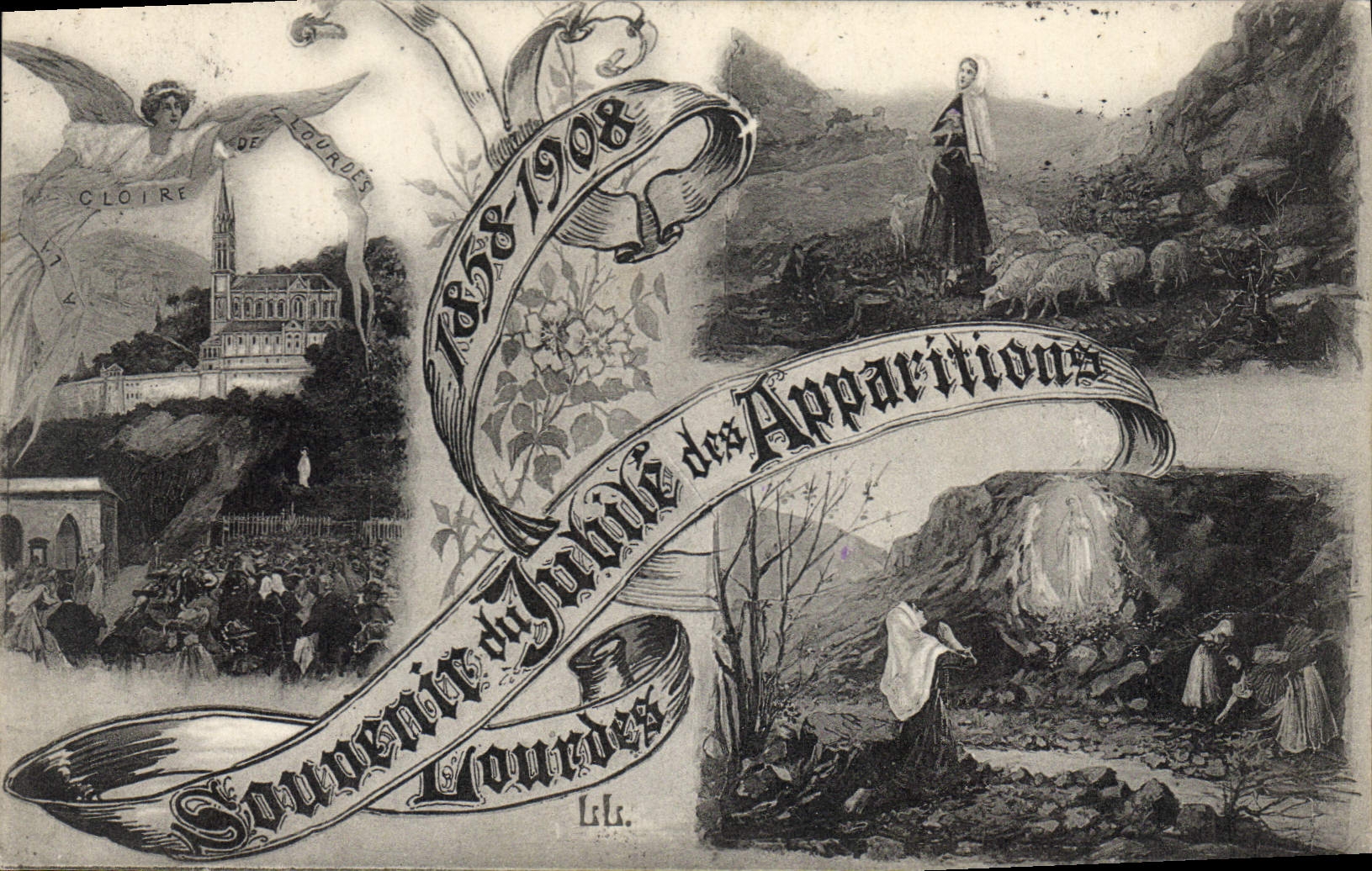 CPA Souvenir de Lourdes 