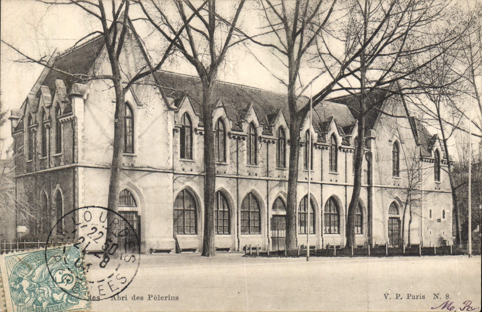CPA Lourdes Abri des Pelerins 