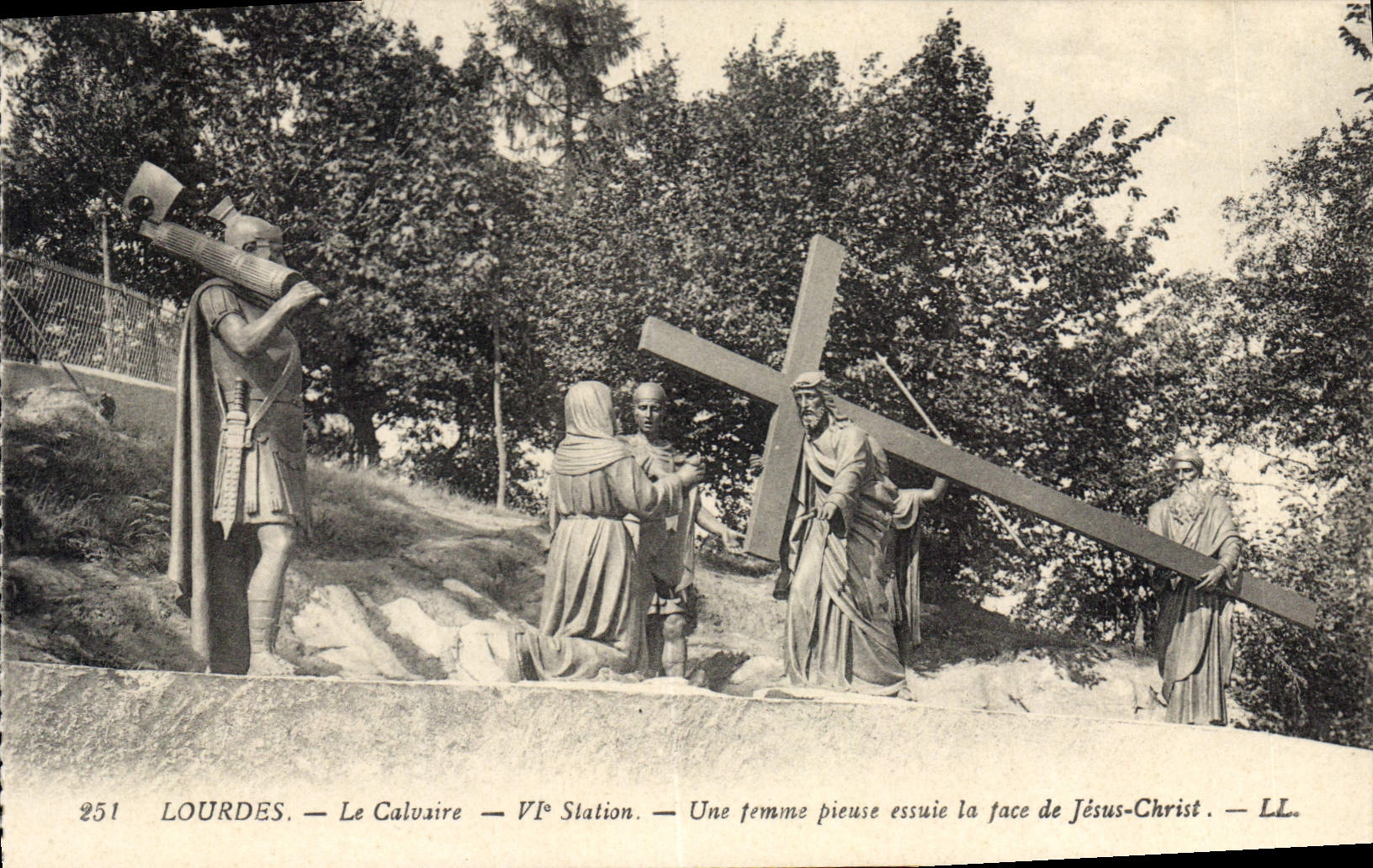CPA Lourdes Le Calvaire 