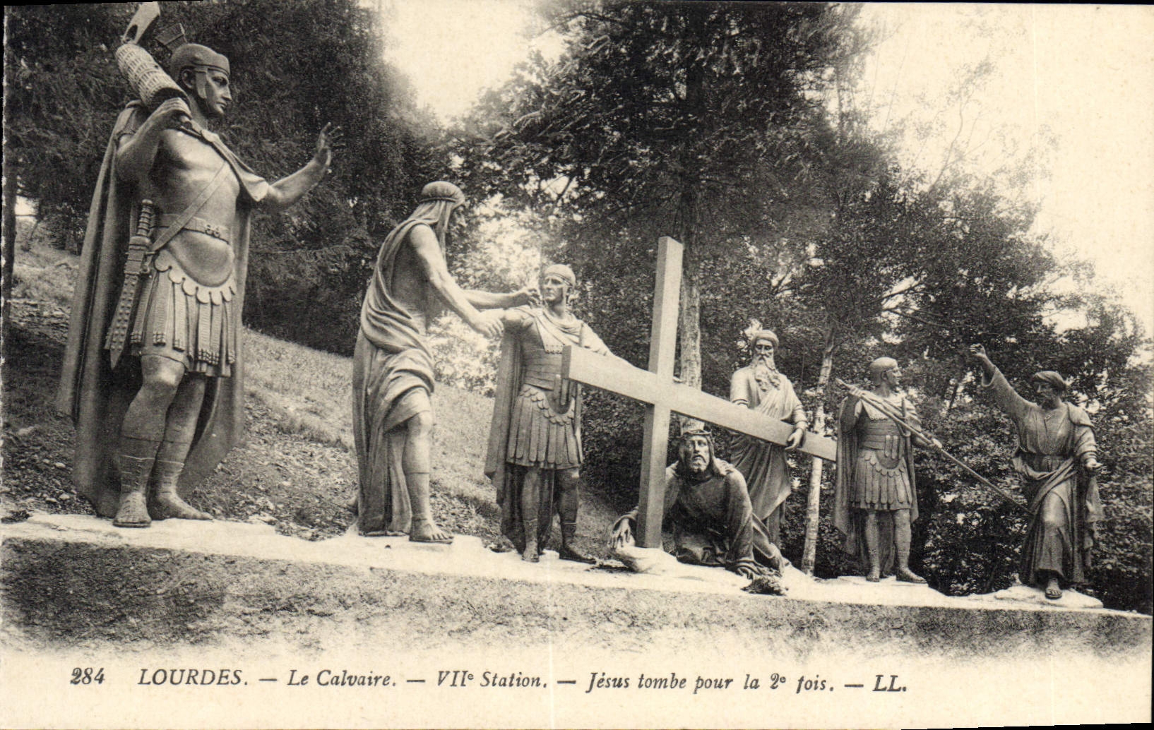 CPA Lourdes Le Calvaire 