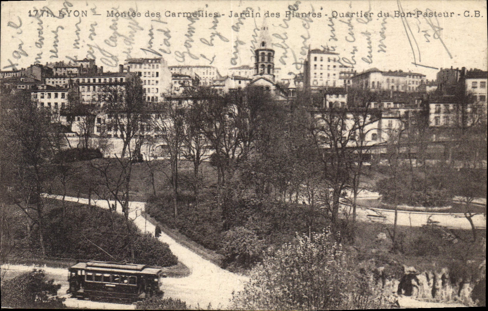 CPA Lyon Jardin des Plantes Quartier du Bon Pasteur 