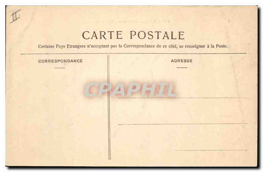 CPA Lyon Pont de la Guillotiere  — Verso
