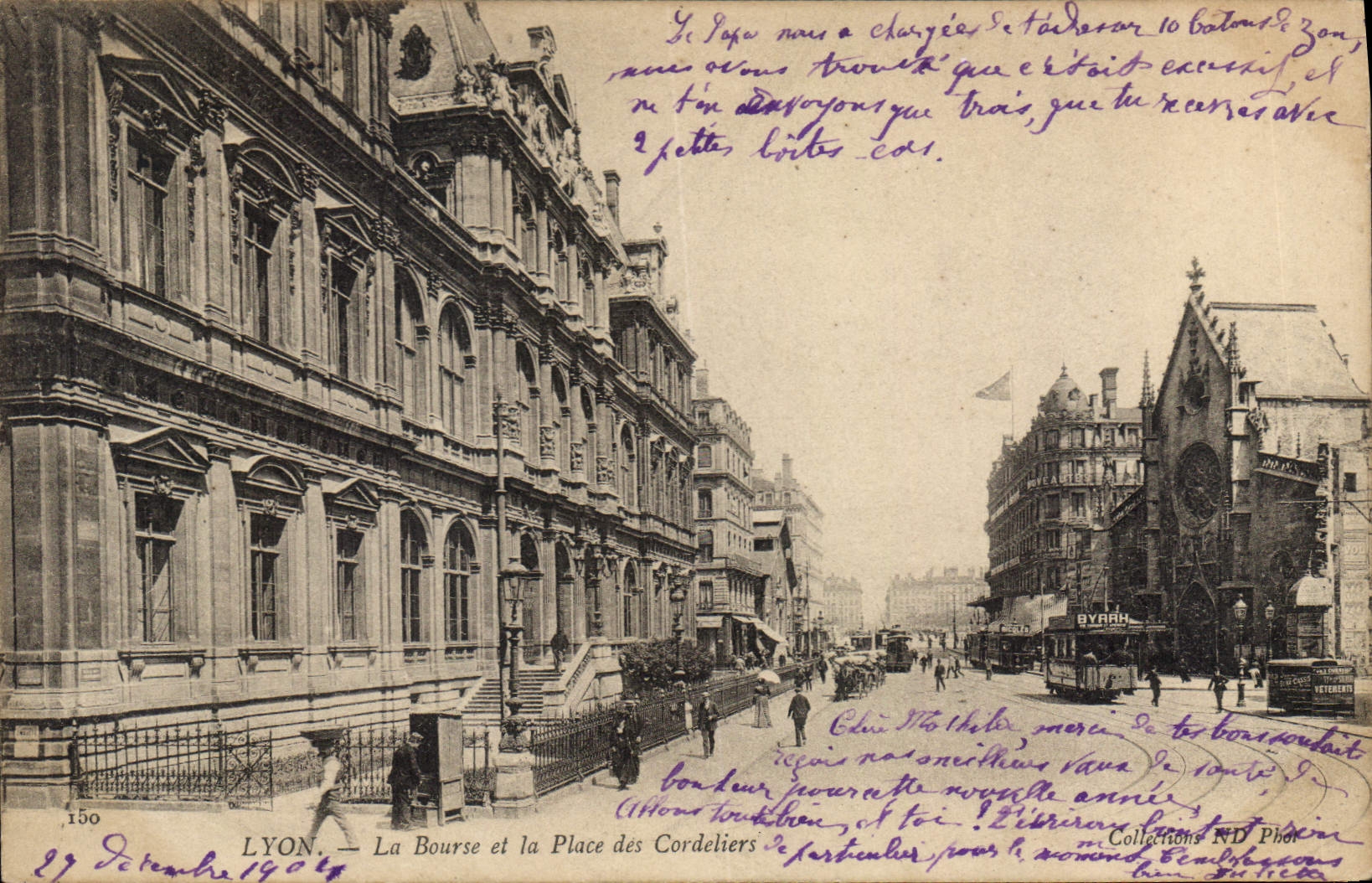 CPA Lyon La Bourse et la Place des Cordeliers 