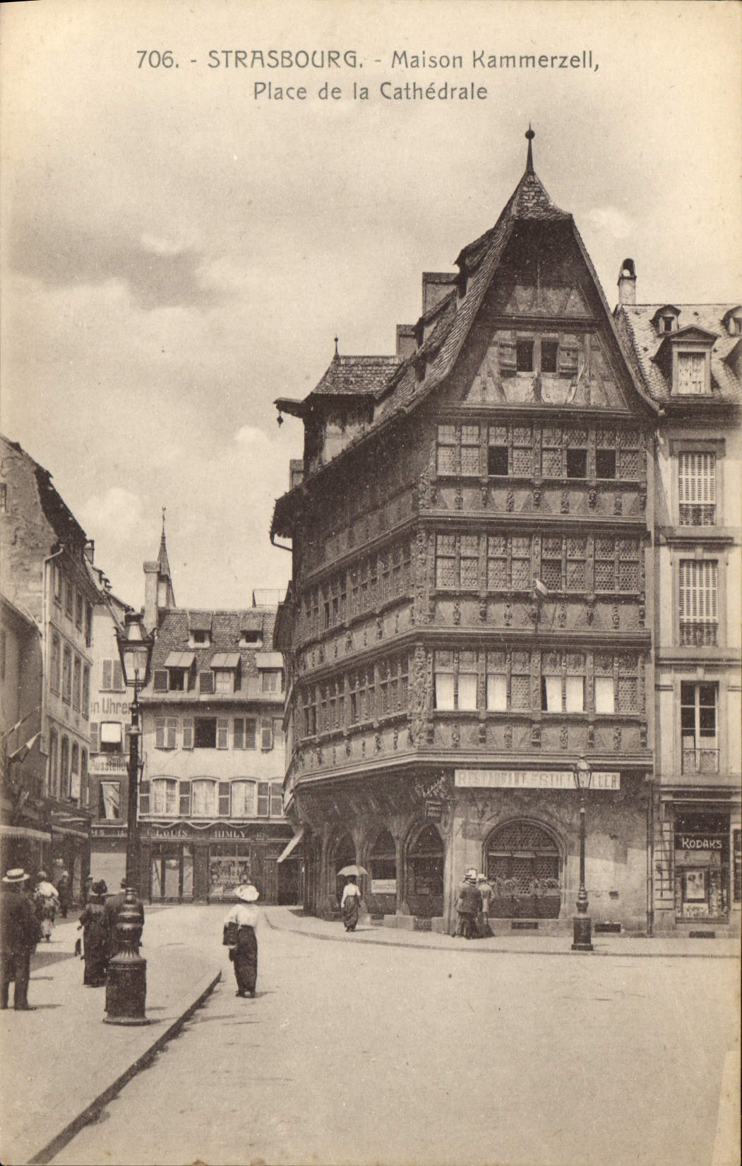 CPA Strasbourg Maison Kammerzell Place de la Cathedrale 
