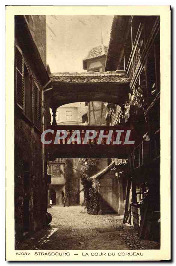 CPA Strasbourg La Cour du Corbeau 