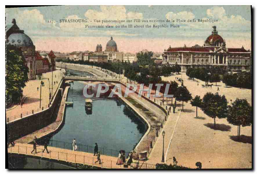 CPA Strasbourg Vue panoramique 