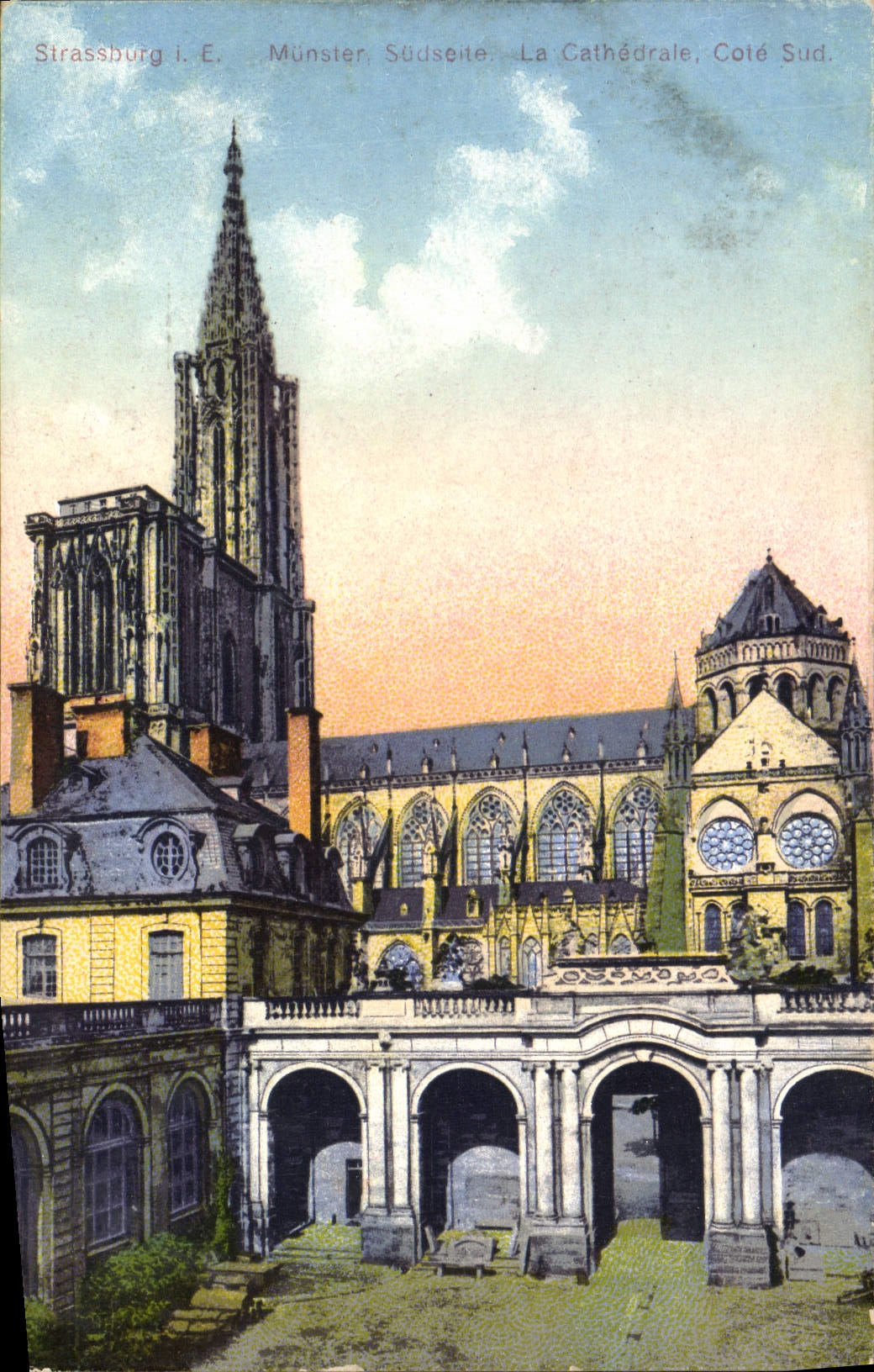 CPA Strassburg La Cathedrale 