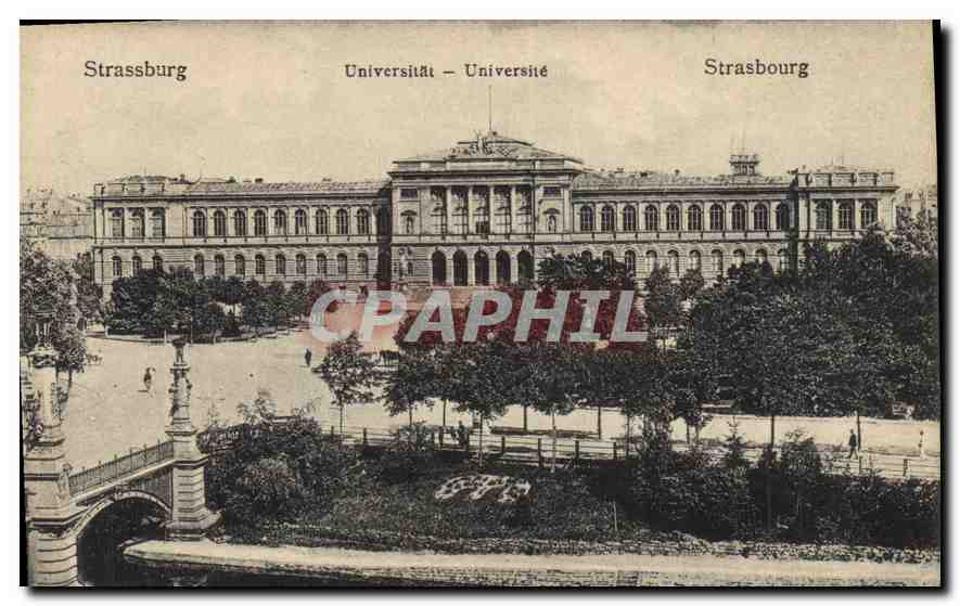 Strasbourg — Université — éditeur inconnu, n° de série non visible