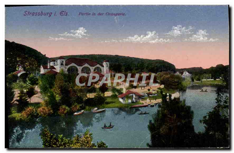 CPA Strassburg partie in der Orangerie 