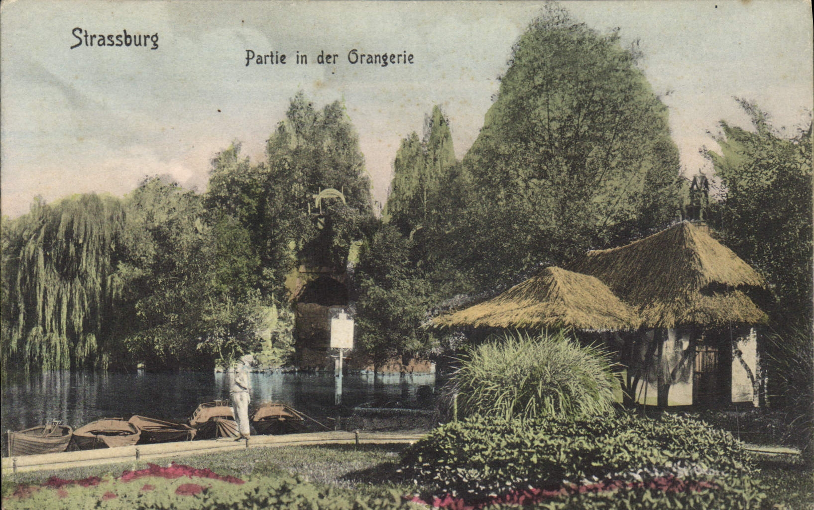 CPA Strassburg partie in der Orangerie 