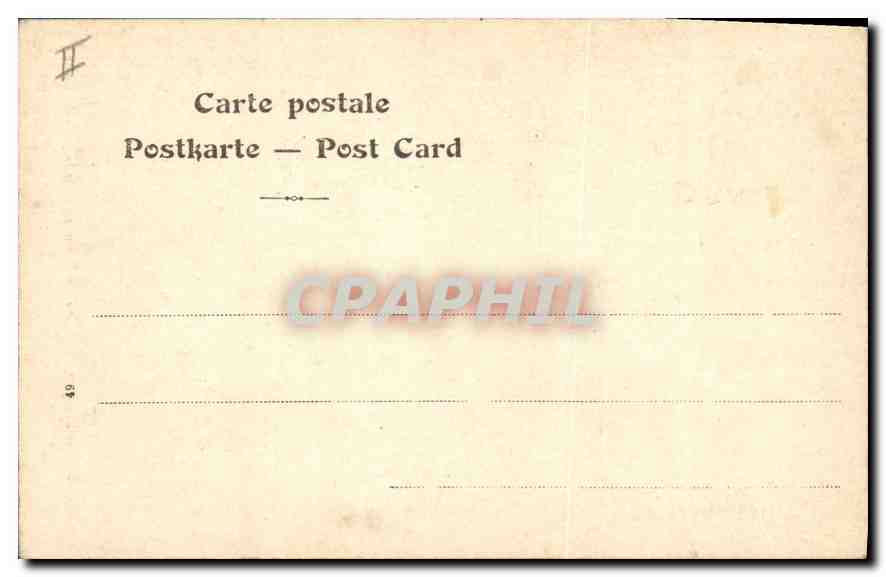 CPA Strasbourg Maison Kammerzelle sur la place du Dome  — Rückseite