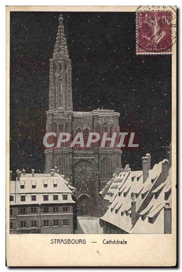CPA Strasbourg cathedrale 