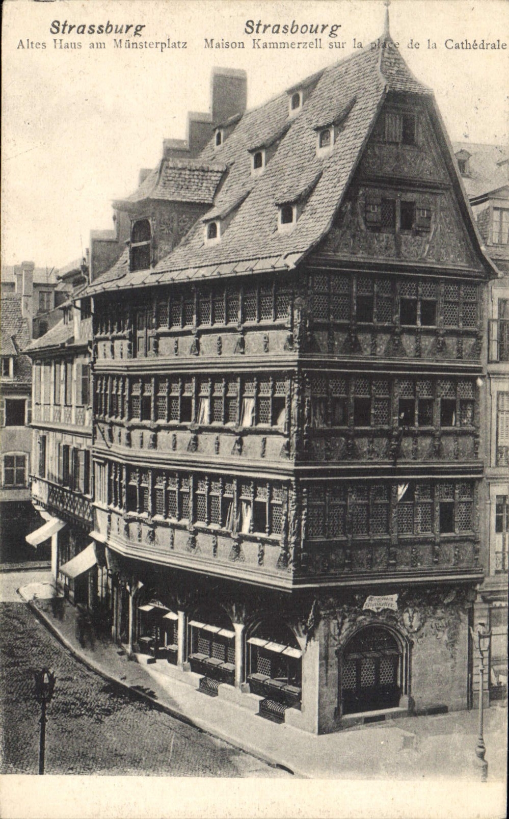 Strasbourg — Maison Kammerzell sur la place de la Cathédrale — Felix Laub, Strasbourg