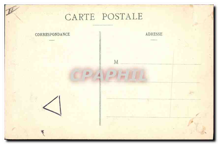 CPA Strasbourg pont des Vosges avec l'eglise de la Garnison  — Rückseite