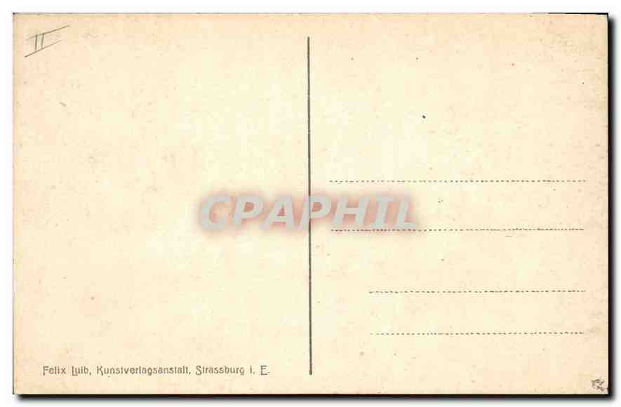 CPA Strasbourg vue generale  — Rückseite