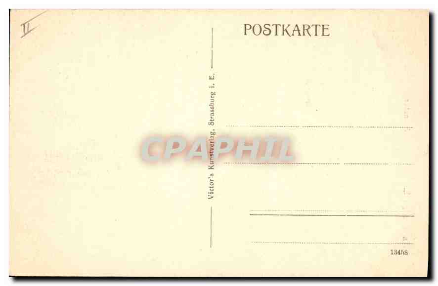 CPA Strassburg Munster  — Rückseite