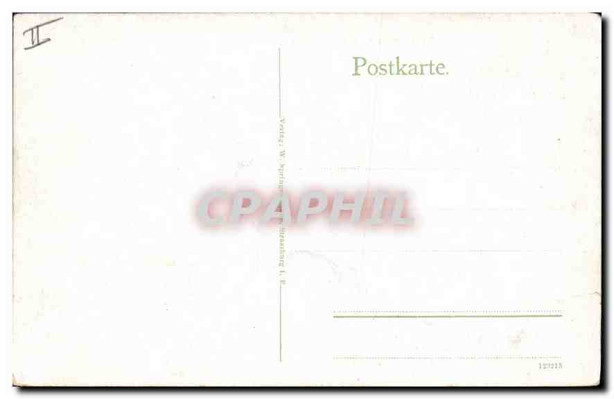 CPA Strasbourg petite France  — Rückseite