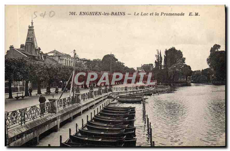 Enghien-les-Bains — Le Lac et la Promenade — E.M.