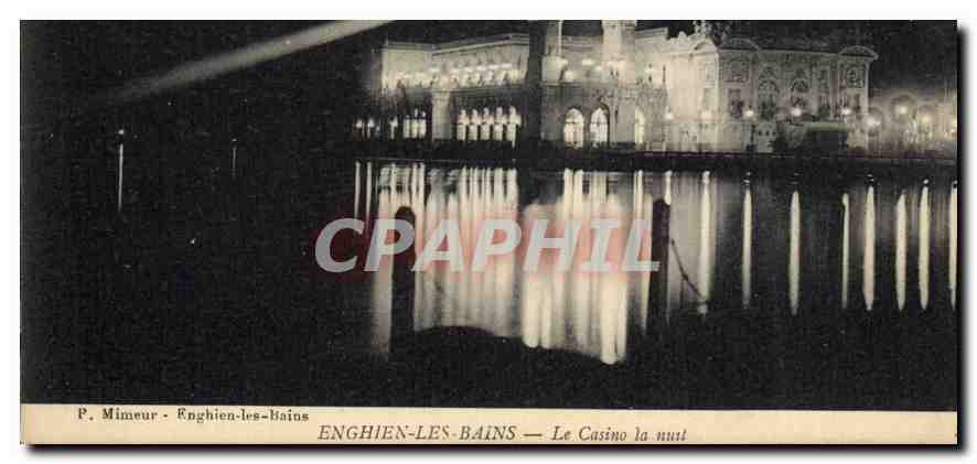 CPA Enghien les Bains le casino la nuit 