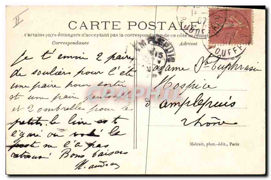 Enghien-les-Bains — Le Pavillon chinois et le Casino — C. M. n°322 — Rückseite
