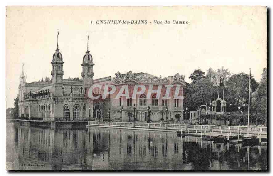 Enghien-les-Bains - Vue du Casino — Phototypie Bardillière, Paris