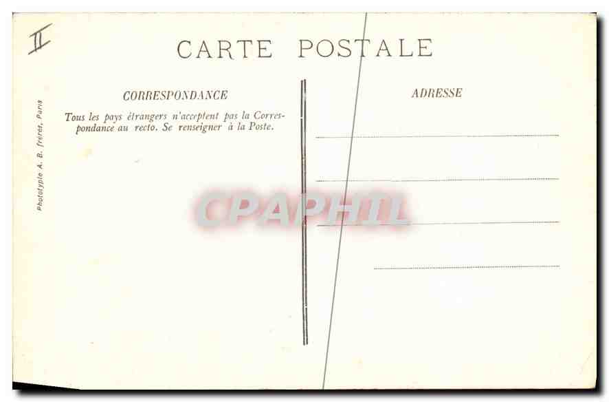 CPA Enghien les Bains Promenade sur Lac  — Verso