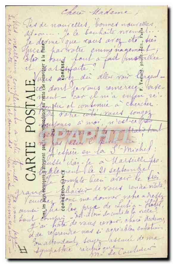 CPA Enghien les Bains le casino  — Rückseite