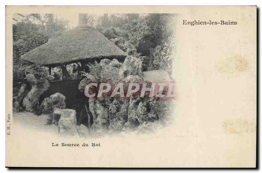 CPA Enghien les Bains la Source du Roi 