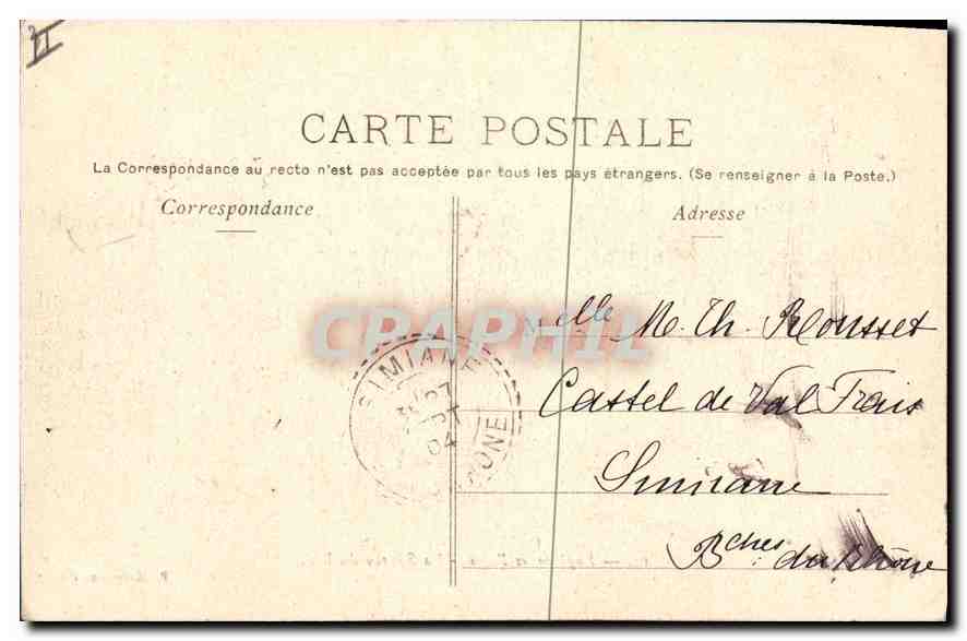 Enghien-les-Bains — La Source du Roi — P. Marmuse, Paris, n°19 — Rückseite