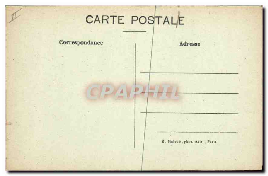 CPA Enghien les Bains S et O les Bords du Ru  — Verso