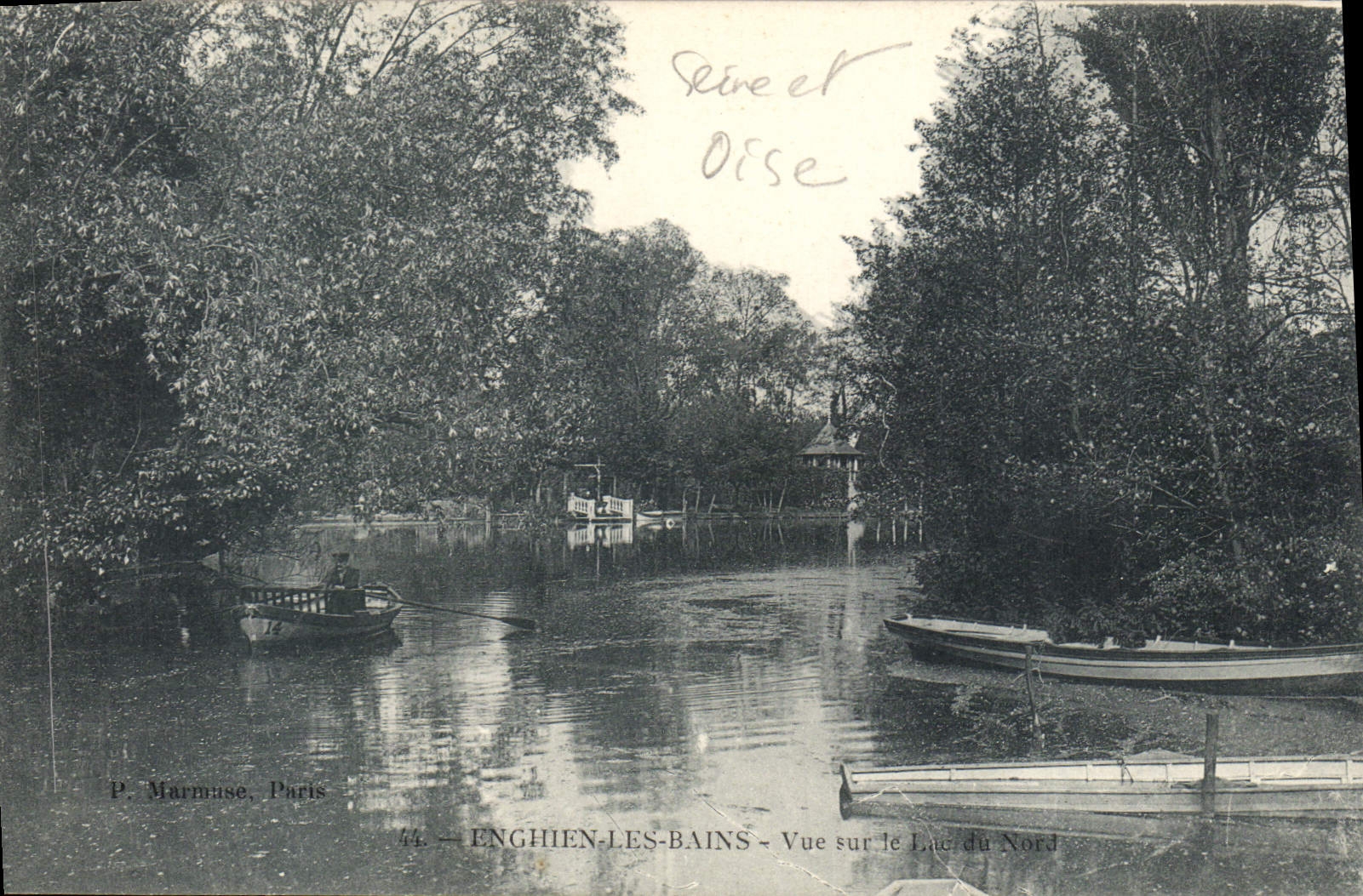Enghien-les-Bains — Vue sur le Lac du Nord — P. Marmase, Paris, n°44