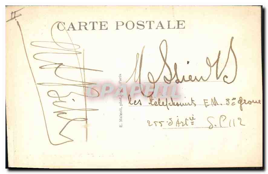 Les bords du Ru — Enghien-les-Bains (S.-&-O.) — E.M. 1949 — Verso