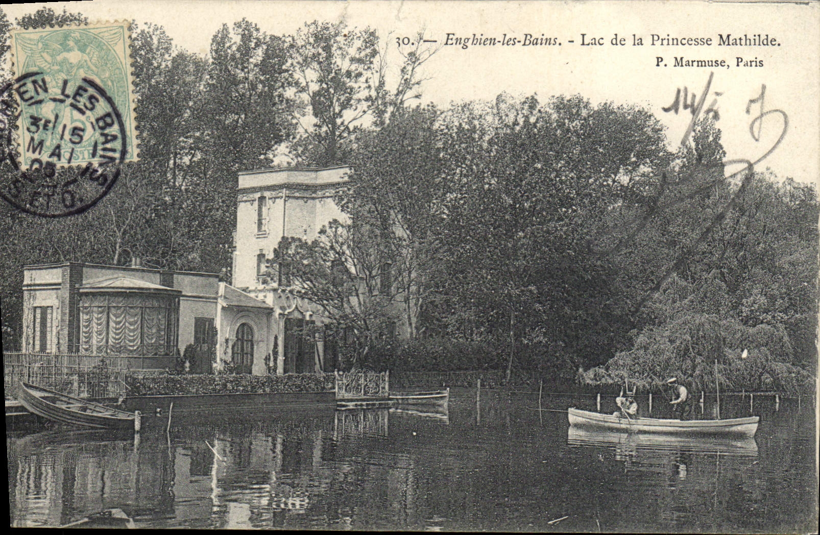 Enghien-les-Bains — Lac de la Princesse Mathilde — P. Marmuse, Paris