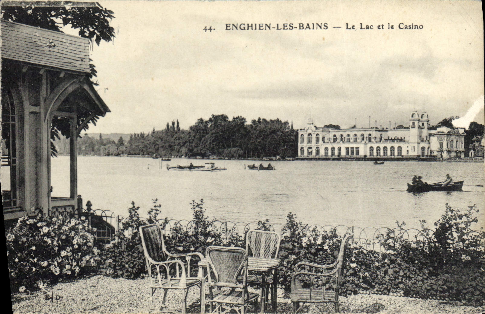 CPA Enghien les Bains le Lac et le casino 