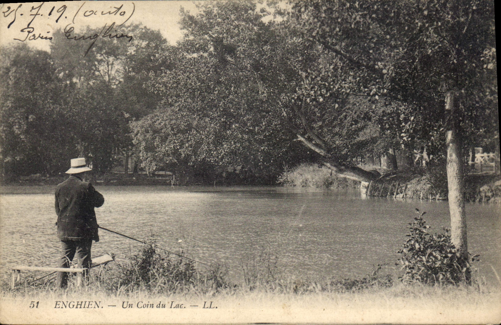 Enghien — Un Coin du Lac — LL. n°51