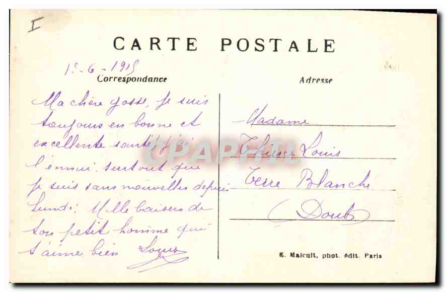 Enghien-les-Bains — La Nouvelle Jetée — E. M. — n° 2675 — Rückseite