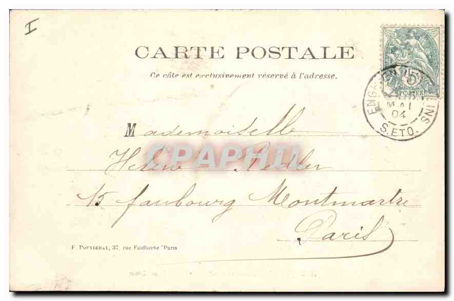 Enghien-les-Bains (S.-et-O.) — Le Château Léon — Rückseite