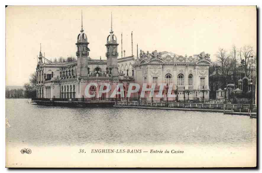 Enghien-les-Bains — Entrée du Casino — Imp. E. Le Deley, Paris