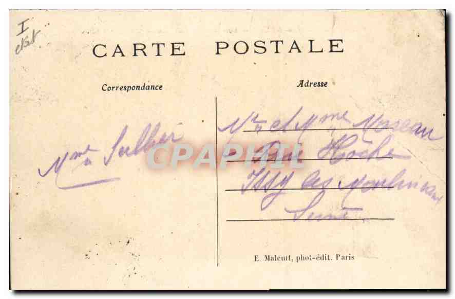 CPA Enghien les Bains les Bords du lac Voiller  — Rückseite