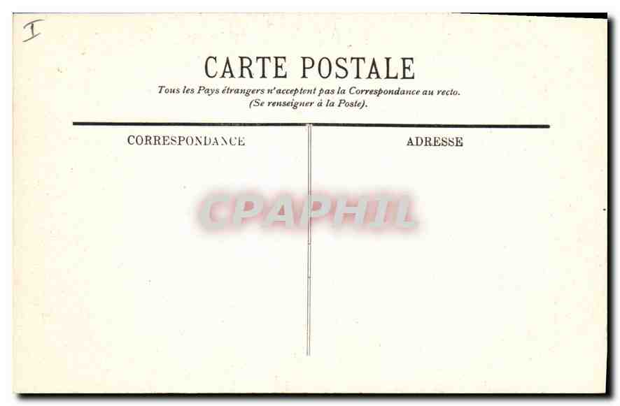 CPA Enghien un coin du lac  — Verso