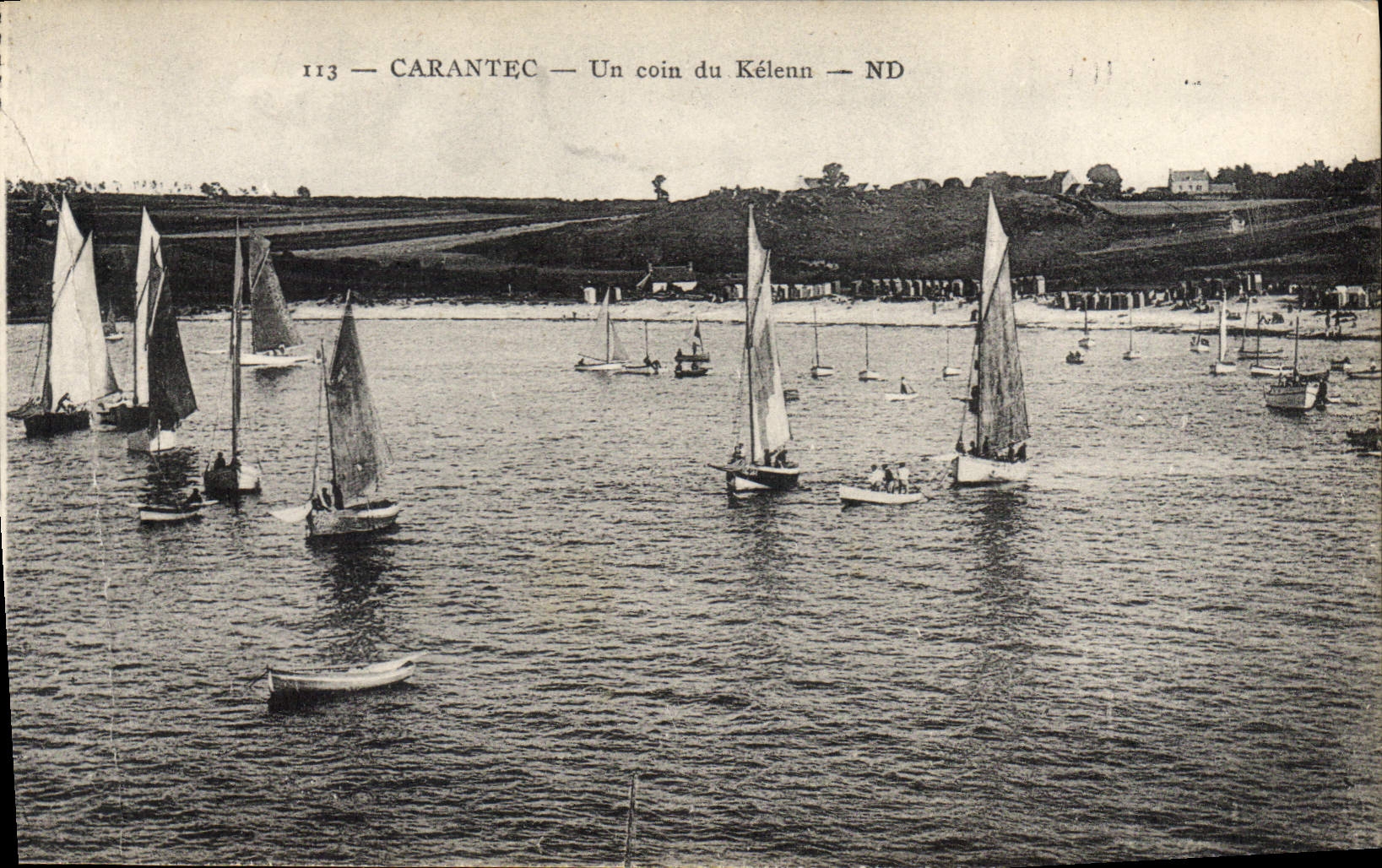 CPA Carantec un coin du Kelenn 