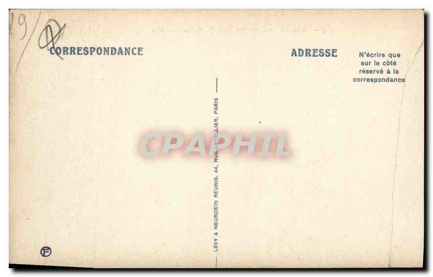 CPA Carantec un coin du Kelenn  — Rückseite